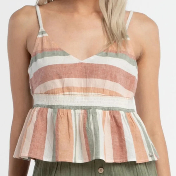 Roxy Tops - Roxy About Paradise Crop Tank Top